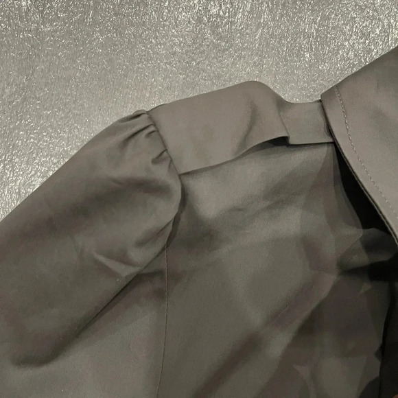 [46/US 10] AnnaRita N dark Gray Green Cotton Blazer - Picture 4 of 9